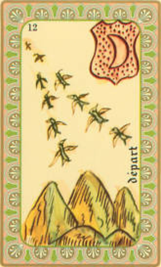 Carte 12 Départ de l’Oracle Belline