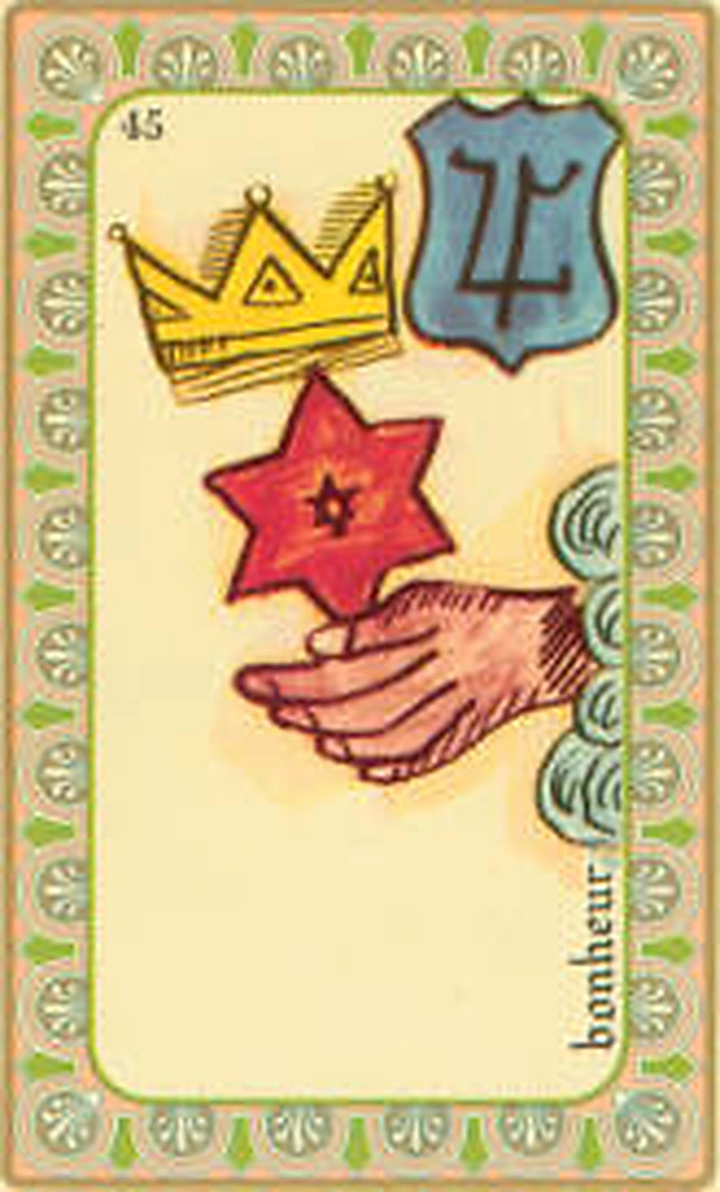 Carte 45 Bonheur de l’Oracle Belline